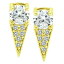 ジャニ ベルニーニ レディース ピアス＆イヤリング アクセサリー Cubic Zirconia Dagger Drop Earrings in 18k Gold-Plated Sterling Silver, Created for Macy's Gold Over Silver