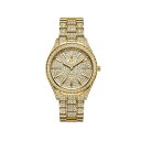 WFCr[_u[ fB[X rv ANZT[ Women's Cristal 34 (0.12 ct. t.w.) Diamond 18k Gold-plated Stainless-steel Watch 38mm Gold