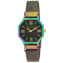 [AVC fB[X rv ANZT[ Women's Octagon Oil Silk Alloy Mesh Bracelet Watch 25mm Oil Silk