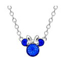 fBYj[ fB[X lbNXE`[J[Ey_ggbv ANZT[ Minnie Mouse Birthstone Necklace September - sapphire blue