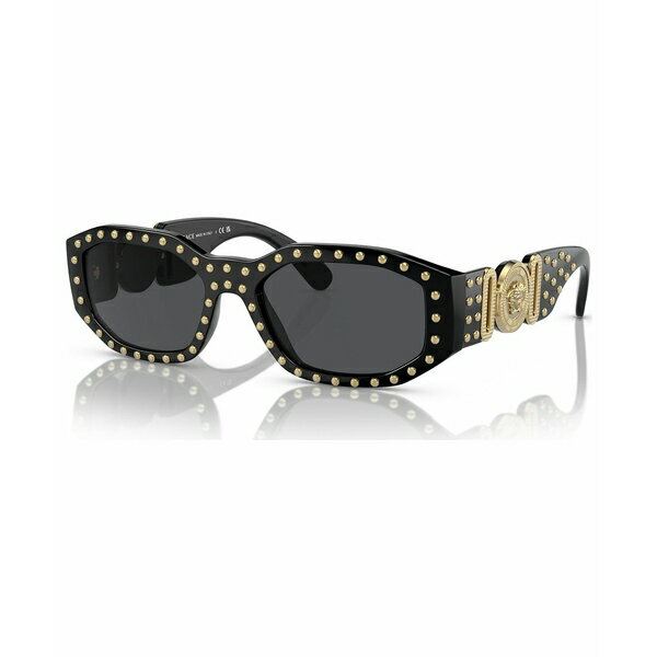 ヴェルサーチ ヴェルサーチ レディース サングラス＆アイウェア アクセサリー Unisex Biggie Sunglasses, VE436153 Black