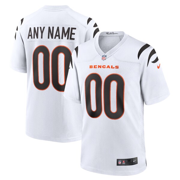 ナイキ メンズ ユニフォーム トップス Cincinnati Bengals Nike Game Custom Jersey White