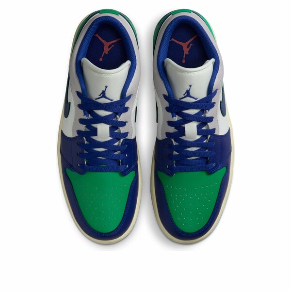 Air Jordan ジョーダン メンズ スニーカー White/Navy/Pine Green 【Air Jordan 1 Low 'Seahawks' 553558-147】 サイズ US_9.5(27.5cm)