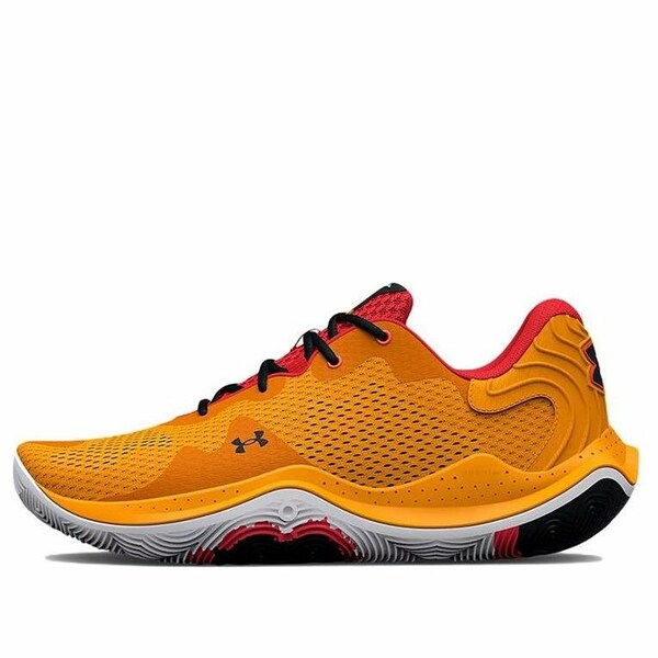 Under Armour アンダーアーマー メンズ スニーカー Yellow/Orange 【Under Armour Spawn 4 'Yellow Orange' 3024971-800】 サイズ US_11.5(29.5cm)(4)