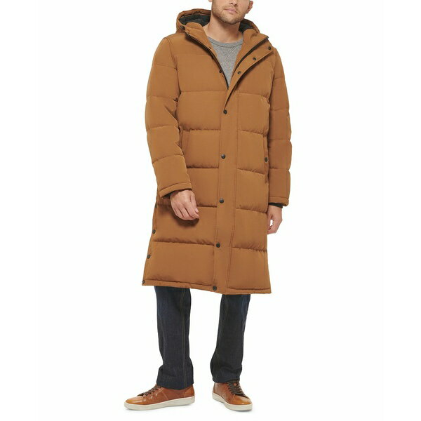 リーバイス メンズ ジャケット＆ブルゾン アウター Men 039 s Quilted Extra Long Parka Jacket Worker Brown