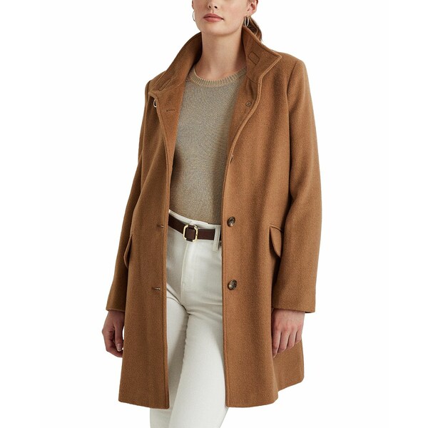 ラルフ ローレン ブルゾン レディース ラルフローレン レディース ジャケット＆ブルゾン アウター Women's Wool Blend Buckle-Collar Coat New Vicuna