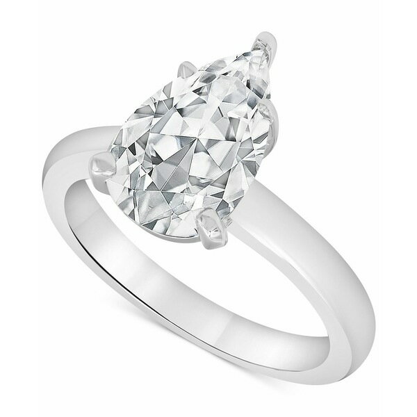 バッジェリーミシュカ レディース リング アクセサリー Certified Lab Grown Diamond Pear Solitaire Engagement Ring (5 ct. t.w.) in 14k Gold White Gold