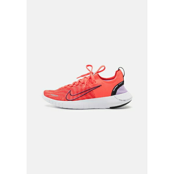 ナイキ レディース フィットネス スポーツ FREE RN FK NEXT NATURE - Minimalist running shoes - bright crimson/black/universal red/lilac bloom/metallic silver/white