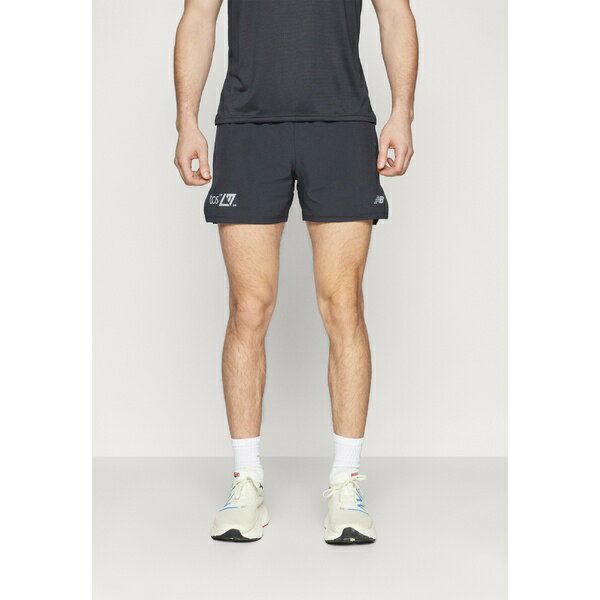 ニューバランス メンズ バスケットボール スポーツ LONDON EDITION SEAMLESS SHORT - Sports shorts - black