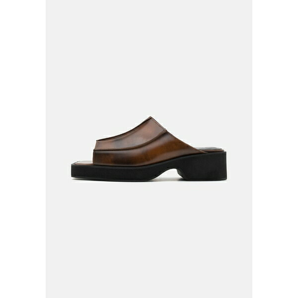 å ǥ  塼 FRAME SLIDE UNISEX - Mules - brown