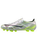 Mizuno ミズノ メンズ スニーカー 【Mizuno Alpha 2 Made in Japan FG 'Silver Neon' P1GA256009】 サイズ US_8.5(26.5cm)(4)