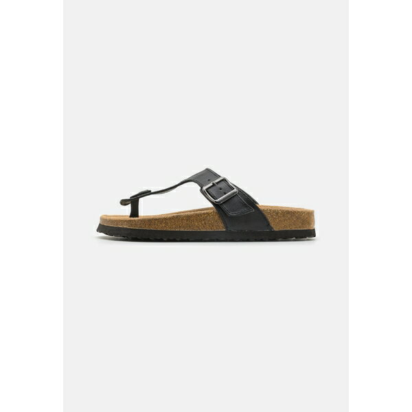 ピア ワン メンズ サンダル シューズ UNISEX - T-bar sandals - black