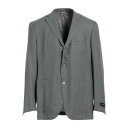 【送料無料】 ゼニア メンズ ジャケット&ブルゾン アウター Blazers Grey