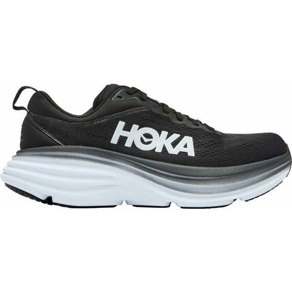 ホカオネオネ レディース ランニング スポーツ HOKA Women's Bondi 8 Running Shoes Black/White