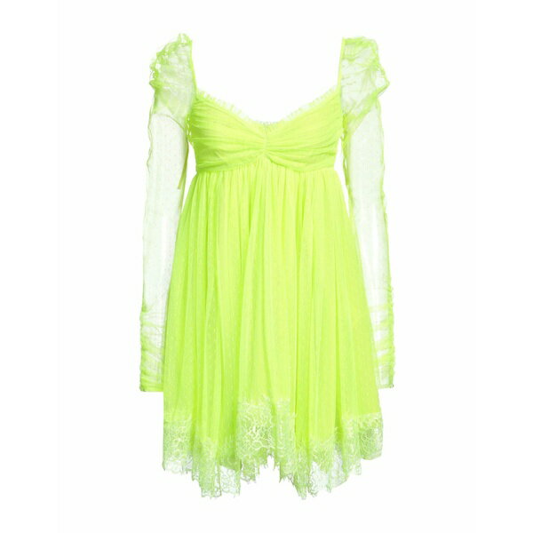 【送料無料】 アニエバイ レディース ワンピース トップス Mini dresses Green