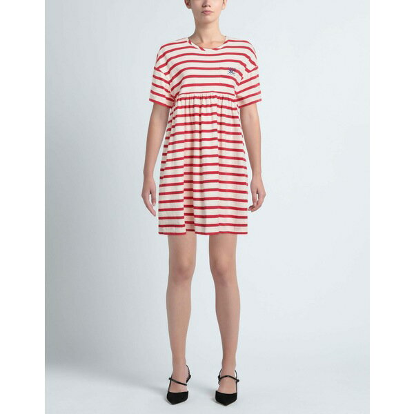 【送料無料】 セミクチュール レディース ワンピース トップス Mini dresses Red