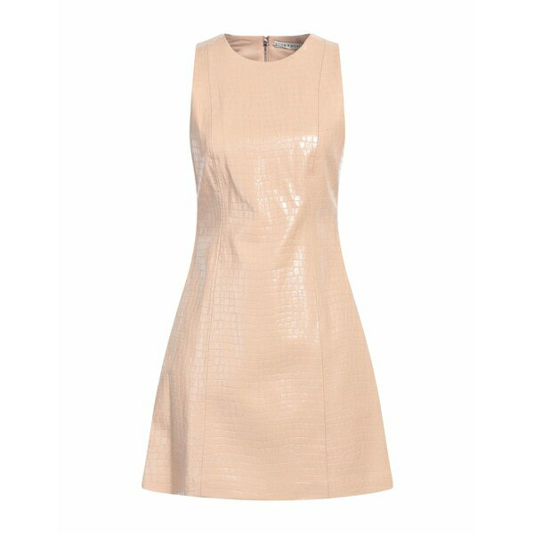 【送料無料】 アリス アンド オリビア レディース ワンピース トップス Mini dresses Beigeのサムネイル