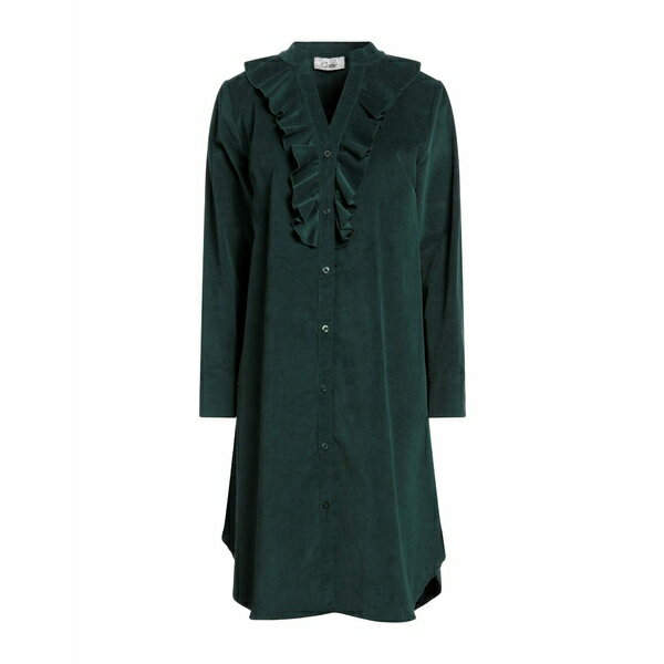 【送料無料】 クロッチ レディース ワンピース トップス Mini dresses Green