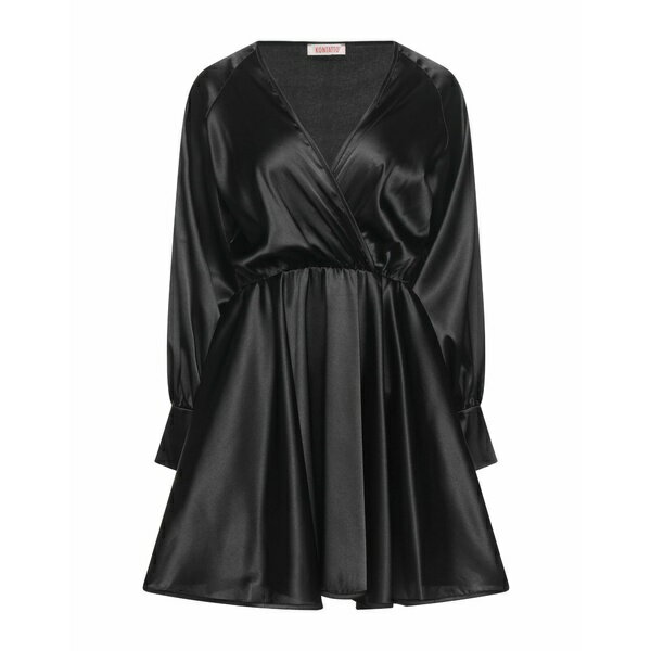 【送料無料】 コンタット レディース ワンピース トップス Mini dresses Black