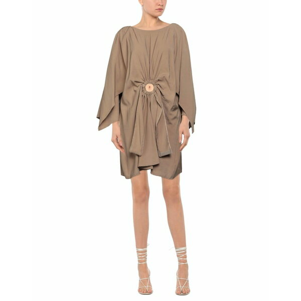 【送料無料】 マークエリス レディース ワンピース トップス Mini dresses Beige