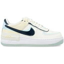 Nike ナイキ レディース スニーカー 【Nike Air Force 1 Low Shadow Sail Glacier Blue (Women's)】 サイズ US_9.5(26.5cm) Sail/Glacier Blue/Coconut Milk/Armory Navy(4)