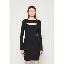 カルバンクライン レディース ワンピース トップス CUT OUT DRESS - Shift dress - black