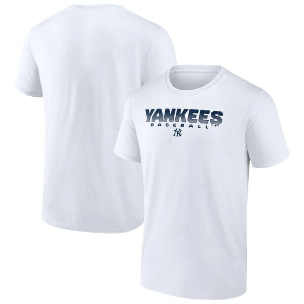 ファナティクス メンズ Tシャツ トップス New York Yankees Fanatics Branded Utility Player TShirt White