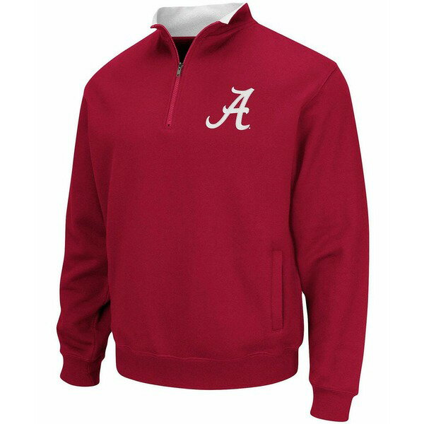 けまで】 コロシアム メンズ ジャケット&ブルゾン アウター Men's Crimson Alabama Crimson Tide Tortugas Logo Quarter-