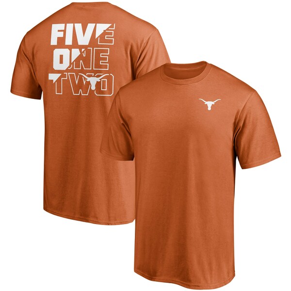 ファナティクス メンズ Tシャツ トップス Texas Longhorns Fanatics Branded Hometown Collection 2Hit TShirt Texas Orange