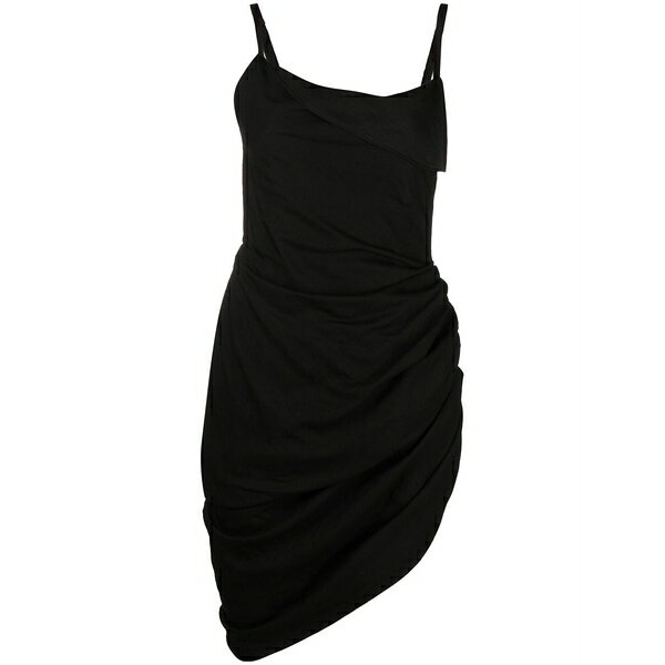 ジャクエムス レディース ワンピース トップス Saudade draped dress Black