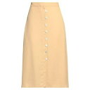 【送料無料】 ジル・サンダー レディース スカート ボトムス Midi skirts Beige