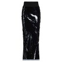 【送料無料】 リックオウエンス レディース スカート ボトムス Maxi skirts Black