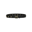 ヴェルサーチェ ベルト（レディース） 【送料無料】 ベルサーチ レディース ベルト アクセサリー Belts Black