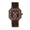 アースウッド メンズ 腕時計 アクセサリー Acadia Wood Bracelet Watch Brown 43Mm Dark Brown