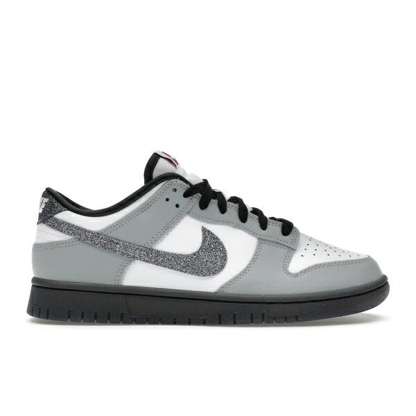 Nike ナイキ レディース スニーカー 【Nike Dunk Low LX Glitter Swoosh White Light Smoke Grey (Women's)】 サイズ US_7(24.0cm) White/White/Light Smoke Grey/Multi-Color