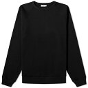 ナナミカ メンズ パーカー スウェットシャツ アウター Nanamica Crew Sweat Black