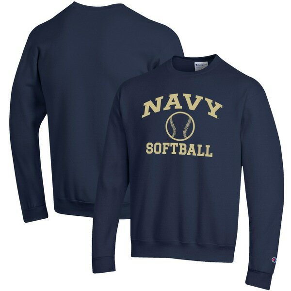 ԥ  ѡåȥ  Navy Midshipmen Champion Softball Icon Crewneck Pullover Sweatshirt Navy