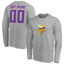 asty㤨֥եʥƥ  T ȥåץ Minnesota Vikings Fanatics Branded Team Authentic Custom Long Sleeve TShirt GrayפβǤʤ19,980ߤˤʤޤ