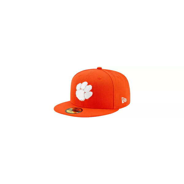 ニューエラ メンズ 帽子 アクセサリー New Era Men's Clemson Tigers Orange 59Fifty Fitted Hat -