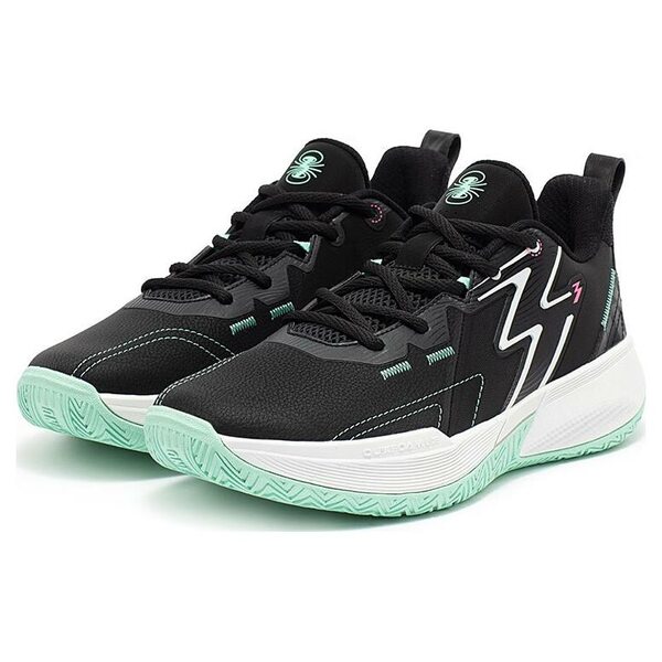 361 Degrees 361ディグリー メンズ スニーカー 【361 Degrees Big3 Team 'Black Mint Green' 672331126-1】 サイズ US_8(26.0cm)