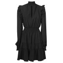 ベルサーチ レディース ワンピース トップス Crepe Dress black