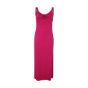 ヴェルサーチ レディース ワンピース トップス Jersey Gown Long Dress Glossy Pink