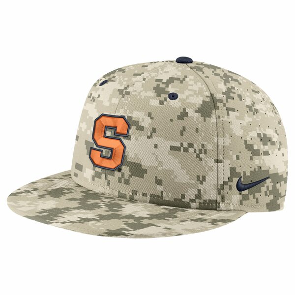 楽天astyナイキ メンズ 帽子 アクセサリー Syracuse Orange Nike Aero True Baseball Performance Fitted Hat Camo