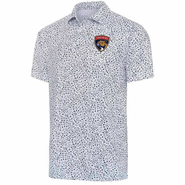 AeBOA Y |Vc gbvX Florida Panthers Antigua Motion Polo White/Navy