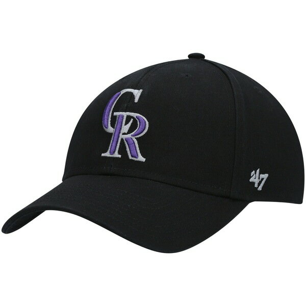 フォーティーセブン メンズ 帽子 アクセサリー Colorado Rockies '47 Legend MVP Adjustable Hat Black