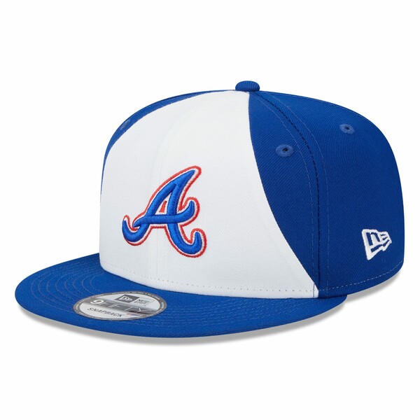 j[G Y Xq ANZT[ Atlanta Braves New Era 2023 City Connect 9FIFTY Snapback Adjustable Hat White/Royal