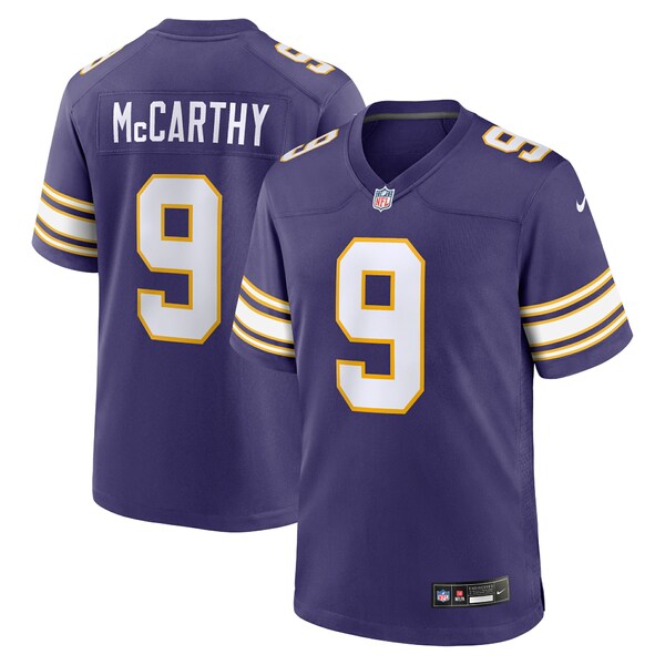 ʥ  ˥ե ȥåץ J.J. McCarthy Minnesota Vikings Nike 2nd Alternate 2024 NFL Draft First Round Pick Player Game Jersey Purple