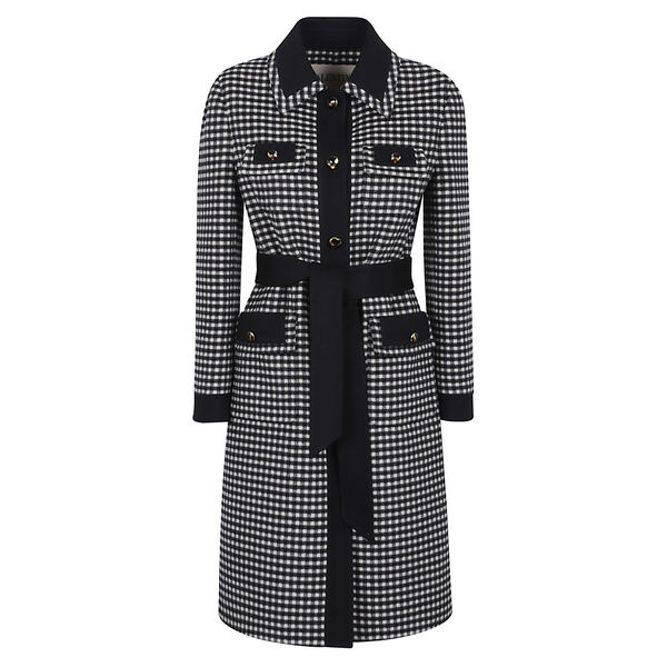 ヴァレンティノ ガラヴァーニ レディース ジャケット&ブルゾン アウター Cappotto | Mossi | Micro Vichy Coat An Avor...