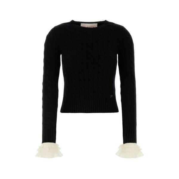 ヴァレンティノ ガラヴァーニ レディース ニット&セーター アウター Black Cashmere Sweater Black