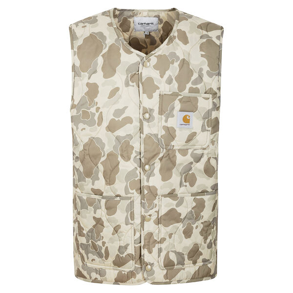 カーハート メンズ ジャケット＆ブルゾン アウター Skyton Vest Xx Camo Duck Desert